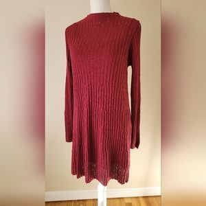 Thin, lined sweater dress